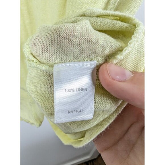 J jill Love Linen Top Size 2X Costal Beach Lagenlook Tunic Summer Lightweight - Picture 4 of 6